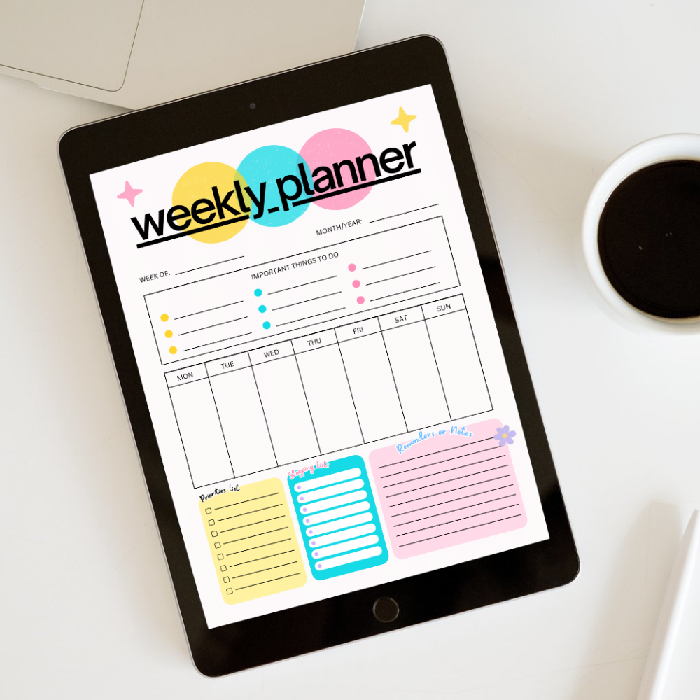 Kids Daily Planner [Printable]