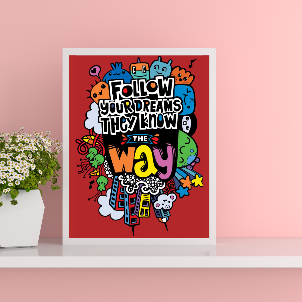 Kids Set of 3 Wall Frames