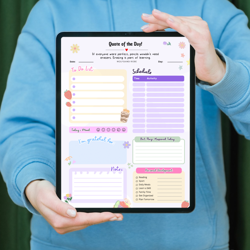 Kids Daily Planner [Printable]